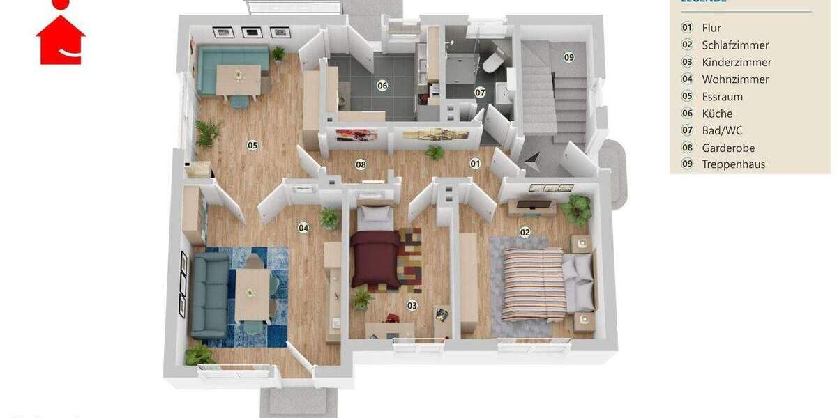 Mehrfamilienhaus, Wohnhaus Ladbergen - 8 Zimmer, 148 m&sup2;, 298.000&euro; | Angebot:25798105