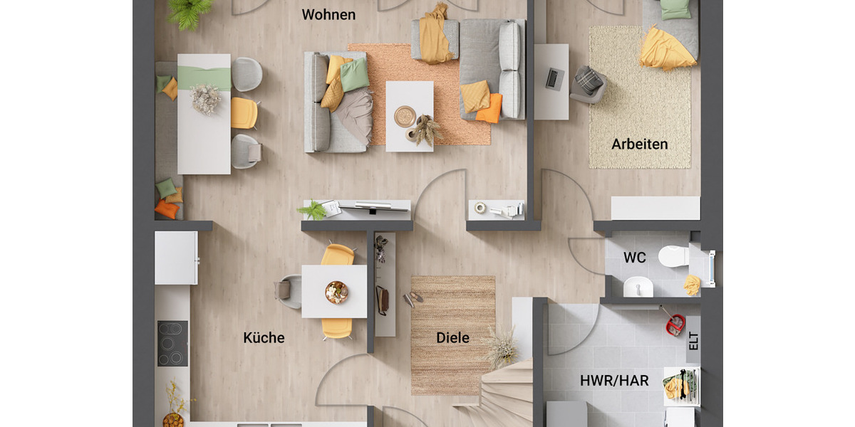 Mehrfamilienhaus, Wohnhaus Münster Amelsbüren - 4 Zimmer, 128 m&sup2;, 335.705&euro; | Angebot:26053258