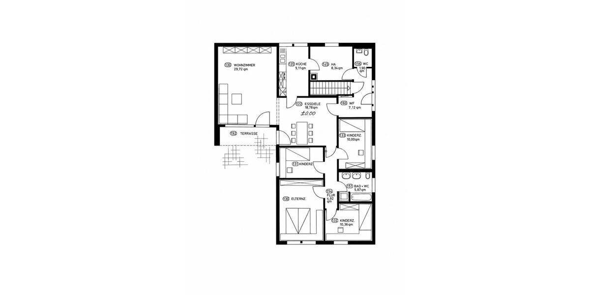 Bungalow Billerbeck - 6 Zimmer, 134 m&sup2;, 395.000&euro; | Angebot:27067979