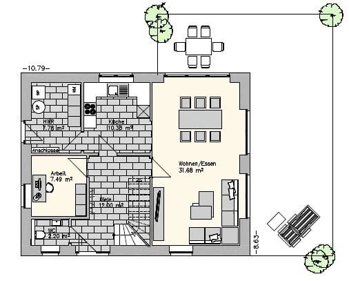 Einfamilienhaus Dülmen - 5 Zimmer, 131 m&sup2;, 391.320&euro; | Angebot:26674299