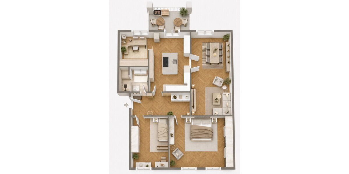 Erstklassige 4-Zimmerwohnung mit Raumhöhe, Stil und zeitloser Eleganz im Herzen des Erphoviertels! - Etagenwohnung Münster Mitte-Nordost | Angebot:26346383