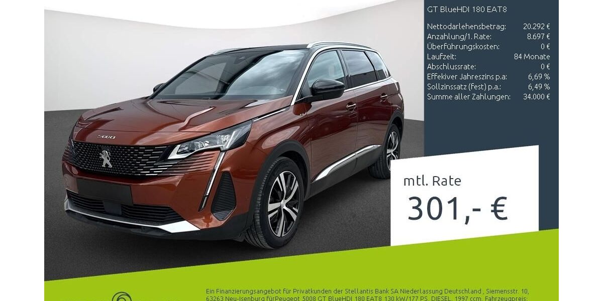 Peugeot 5008 65.440 km 27.760 &euro; Dülmen 48249