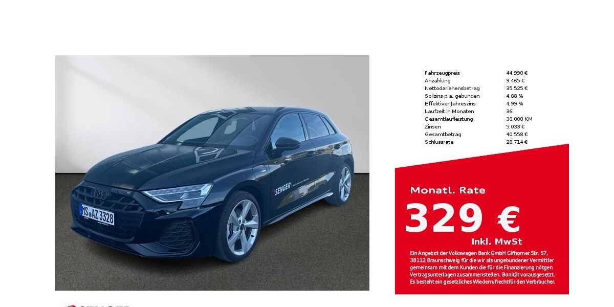 Audi A3 7.000 km 39.990 &euro; Münster 48153
