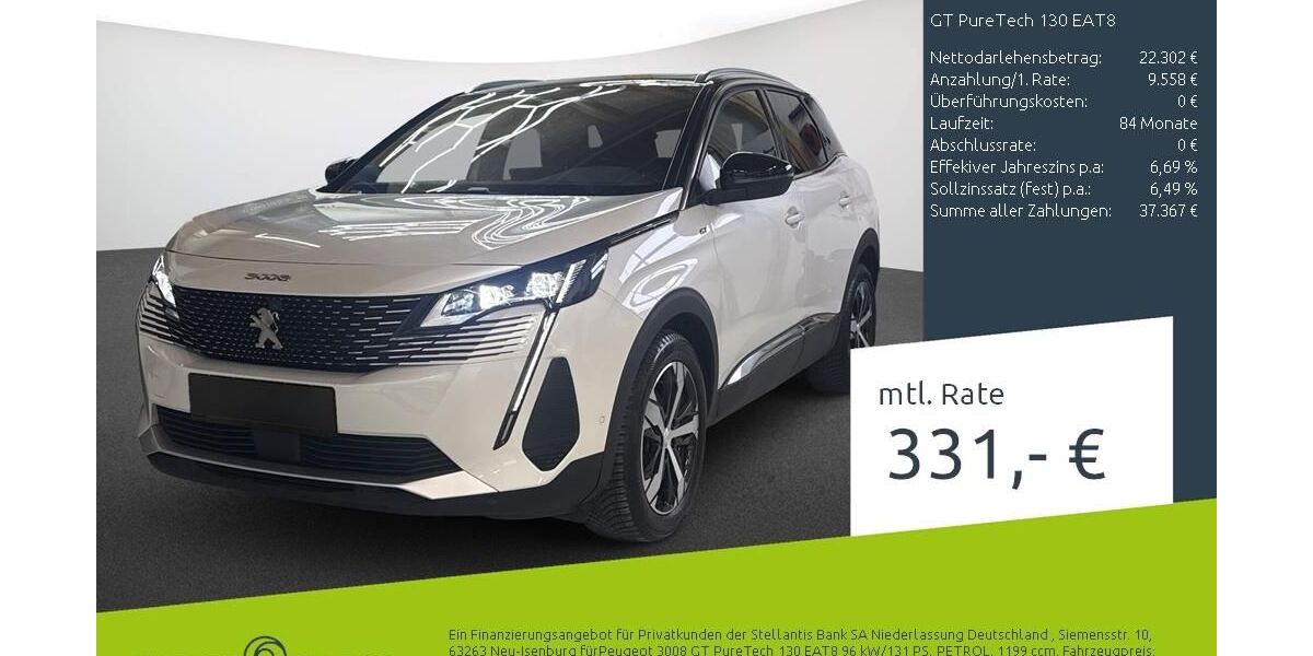Peugeot 3008 22.104 km 31.860 &euro; Dülmen 48249
