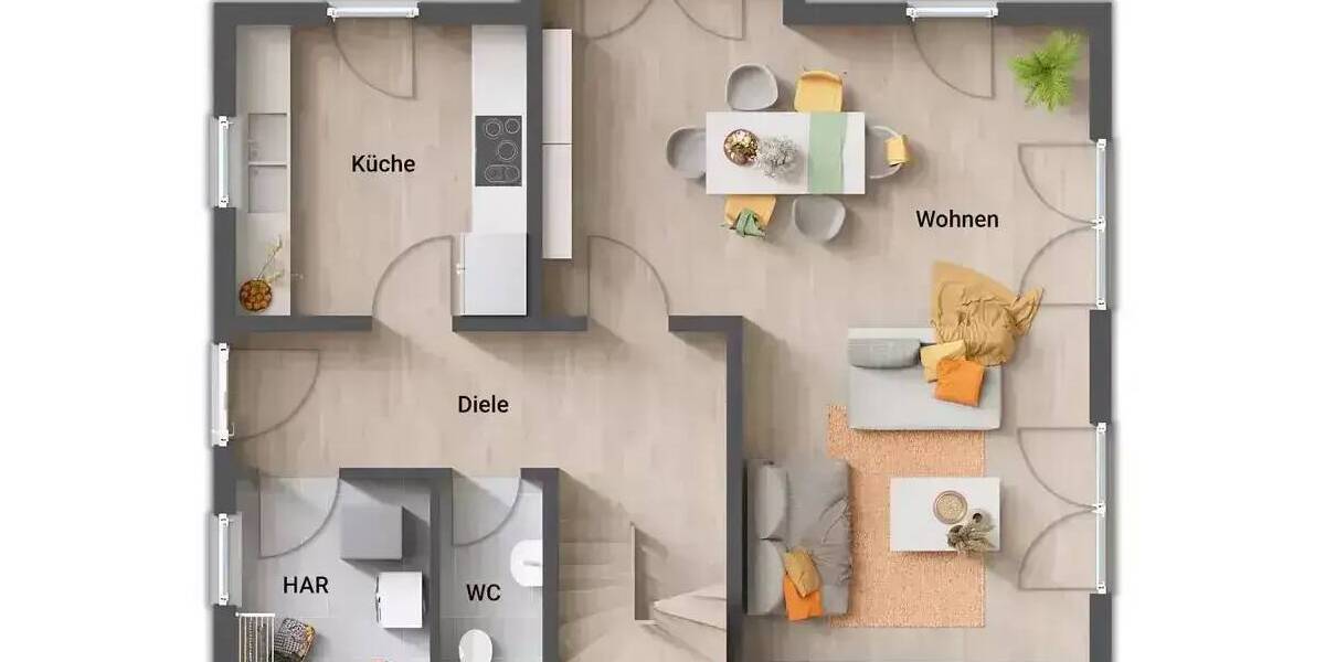 Einfamilienhaus Greven - 5 Zimmer, 125 m&sup2;, 285.390&euro; | Angebot:25681264