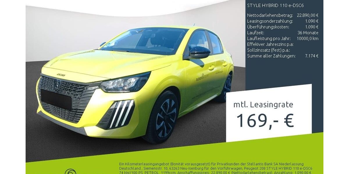 Peugeot 208 7.625 km 22.890 &euro; Münster - Amelsbüren 48163
