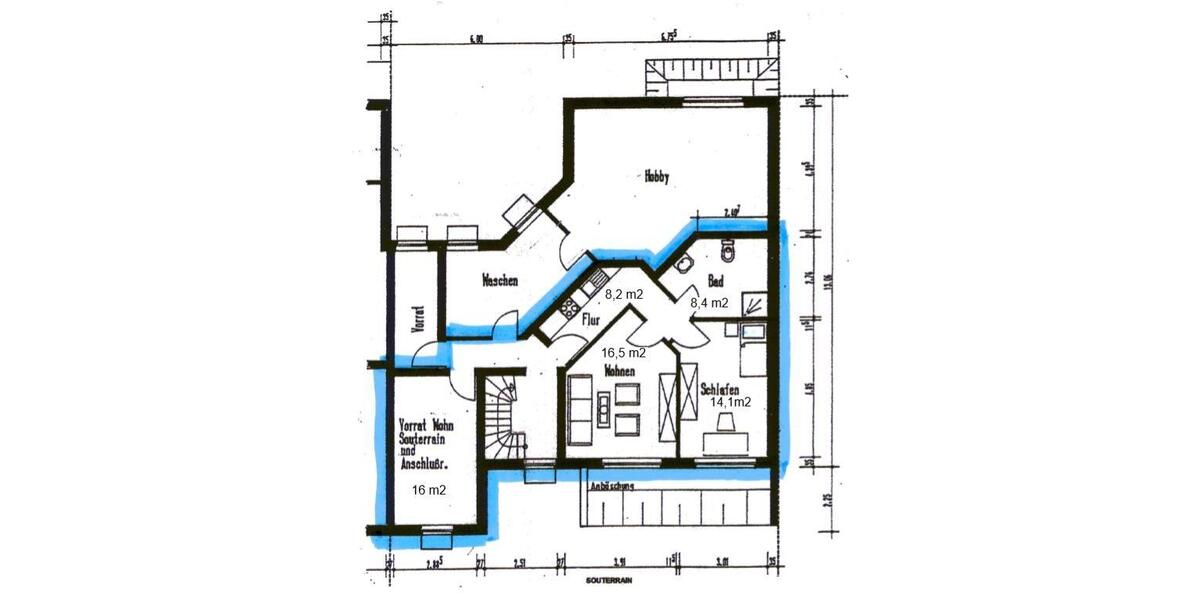 Etagenwohnung Münster Gievenbeck - 2 Zimmer, 47 m&sup2;, 450&euro; | Angebot:26563159