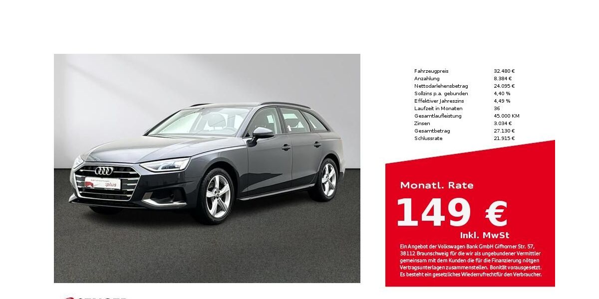 Audi A4 22.288 km 31.880 &euro; Münster 48153