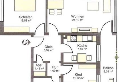 Wohnung Senden - 3 Zimmer, 78 m&sup2;, 192.000&euro; | Angebot:25760591