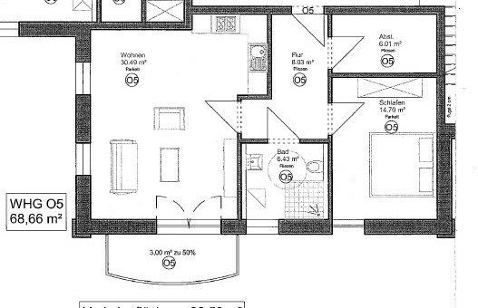 Etagenwohnung Altenberge - 2 Zimmer, 69 m&sup2;, 750&euro; | Angebot:26579754