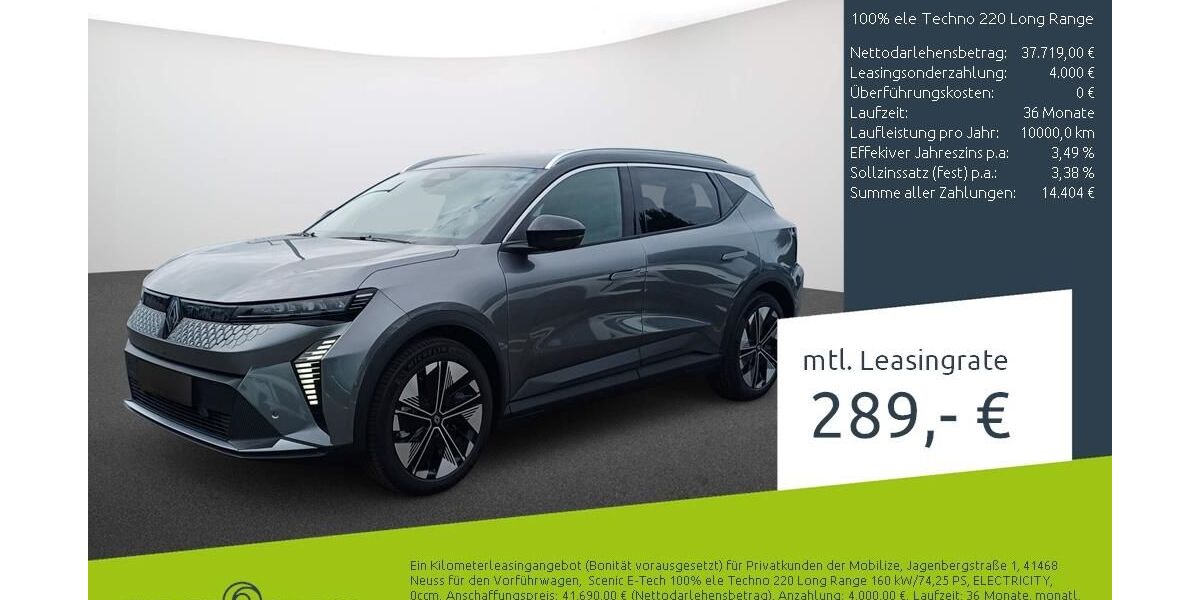 Renault Scenic 6.000 km 37.540 &euro; Münster - Amelsbüren 48163