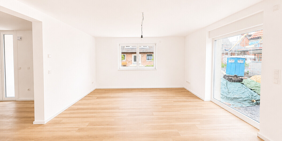Exklusiver Erstbezug einer hochwertig kernsanierten Maisonettewohnung mit Privatteich & Terrasse - Maisonettenwohnung Münster / Albachten Albachten | Angebot:26621542