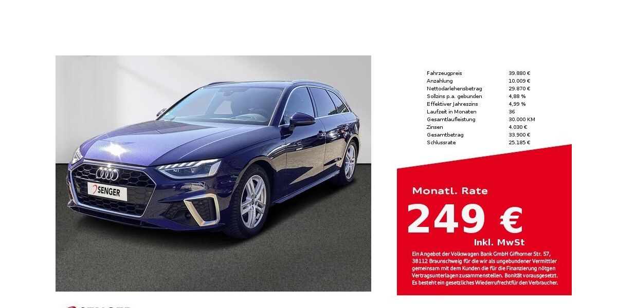 Audi A4 58.000 km 39.880 &euro; Münster 48153