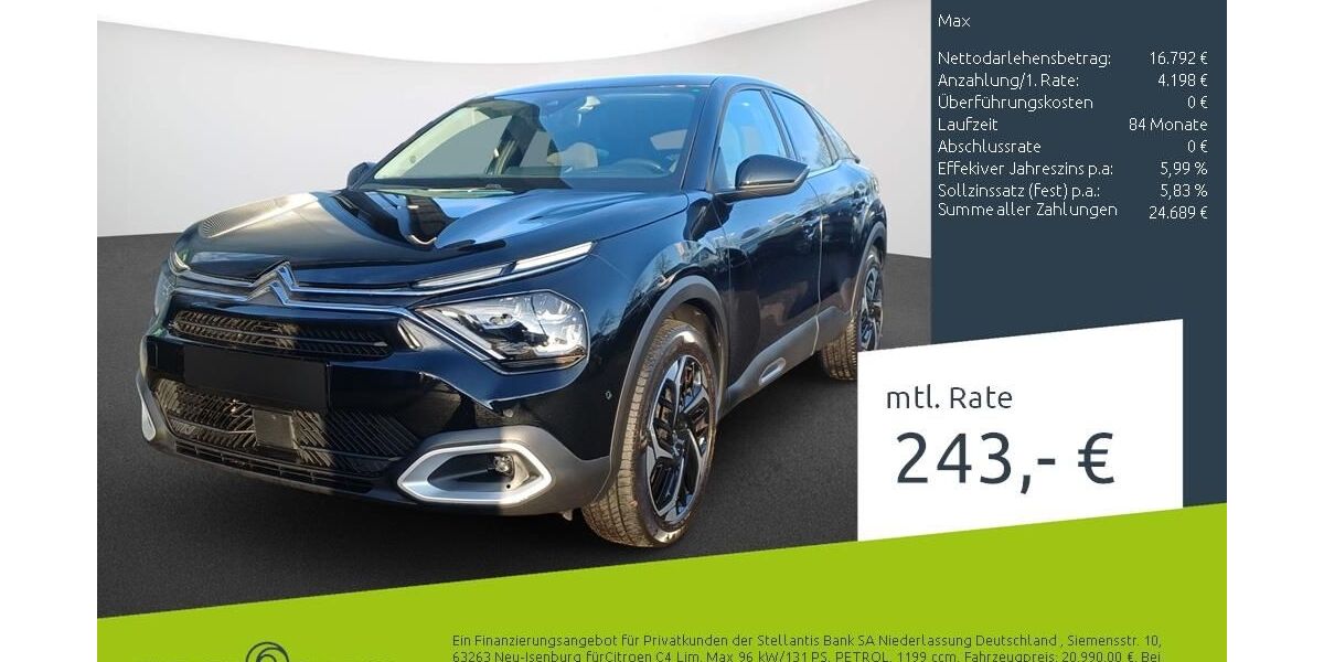 Citroen C4 23.355 km 20.979 &euro; Dülmen 48249