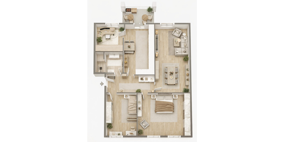 Erstklassiges Wohnen mit Raumhöhe, Stil und zeitloser Eleganz im Herzen des Erphoviertels! - Etagenwohnung Münster Mitte-Nordost | Angebot:26346682