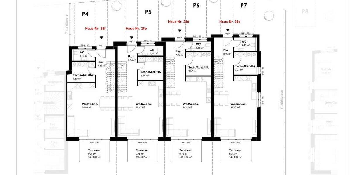 Reihenendhaus Steinfurt Burgsteinfurt - 3 Zimmer, 121 m&sup2;, 491.400&euro; | Angebot:25736077
