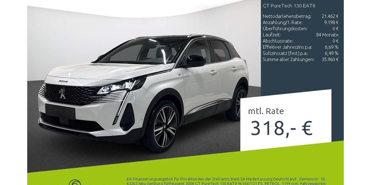Peugeot 3008 21.553 km 30.660 &euro; Dülmen 48249