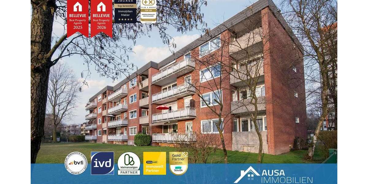 Etagenwohnung Münster Münster-Ost - 4 Zimmer, 90 m&sup2;, 199.000&euro; | Angebot:25538331