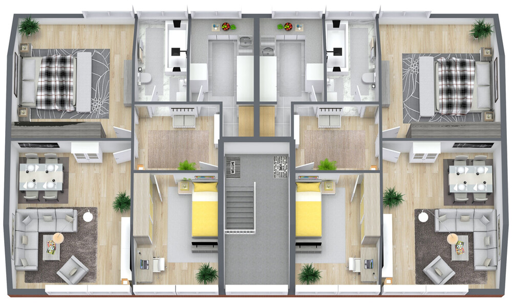 Attraktives & gepflegtes 6-Familienhaus mit Entwicklungspotenzial in Dülmen-Buldern! - Mehrfamilienhaus, Wohnhaus Dülmen | Angebot:24979414