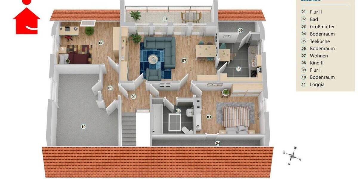 Mehrfamilienhaus, Wohnhaus Greven Reckenfeld - 5 Zimmer, 193 m&sup2;, 375.000&euro; | Angebot:26037076