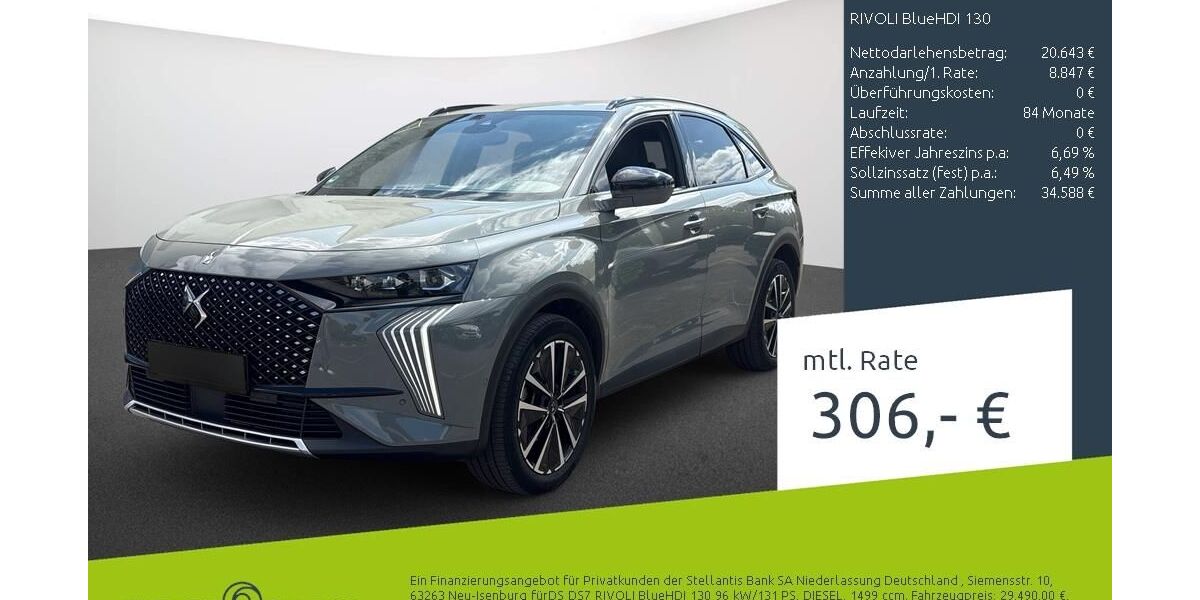 DS Automobiles DS7 (Crossback) 43.499 km 29.490 &euro; Dülmen 48249