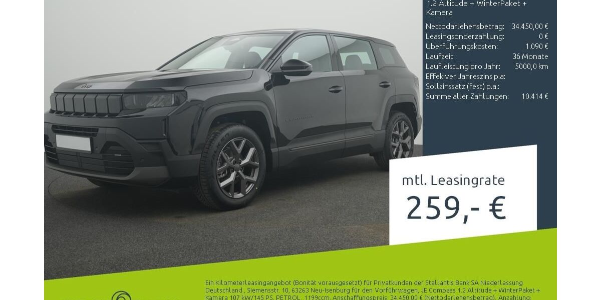 Jeep Compass 2.500 km 33.980 &euro; Münster - Amelsbüren 48163