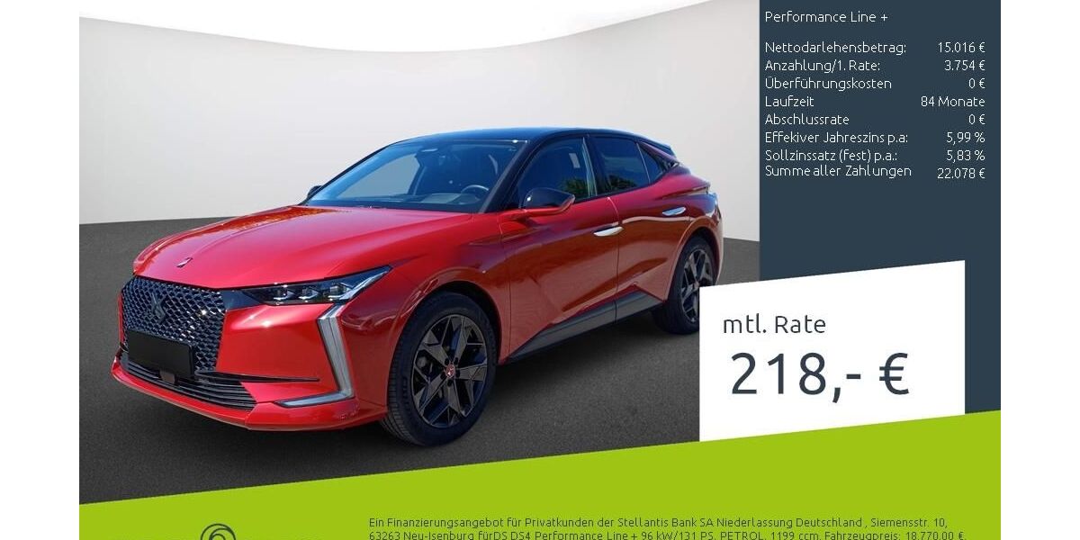 DS Automobiles DS4 11.291 km 18.460 &euro; Dülmen 48249