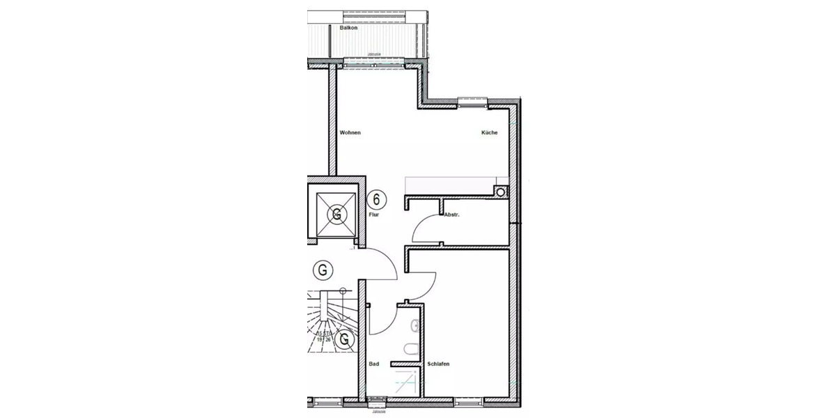 Etagenwohnung Münster Erphoviertel - 2 Zimmer, 48 m&sup2;, 900&euro; | Angebot:25784470