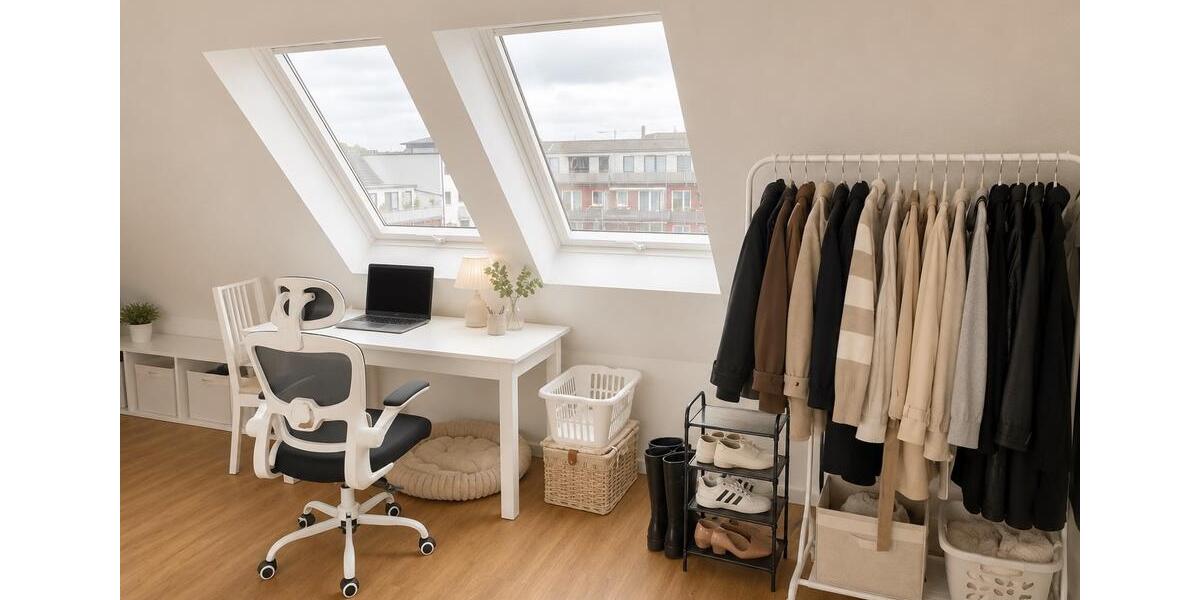 Dachgeschoßwohnung Münster Münster-Südost - 1 Zimmer, 34 m&sup2;, 600&euro; | Angebot:26646068