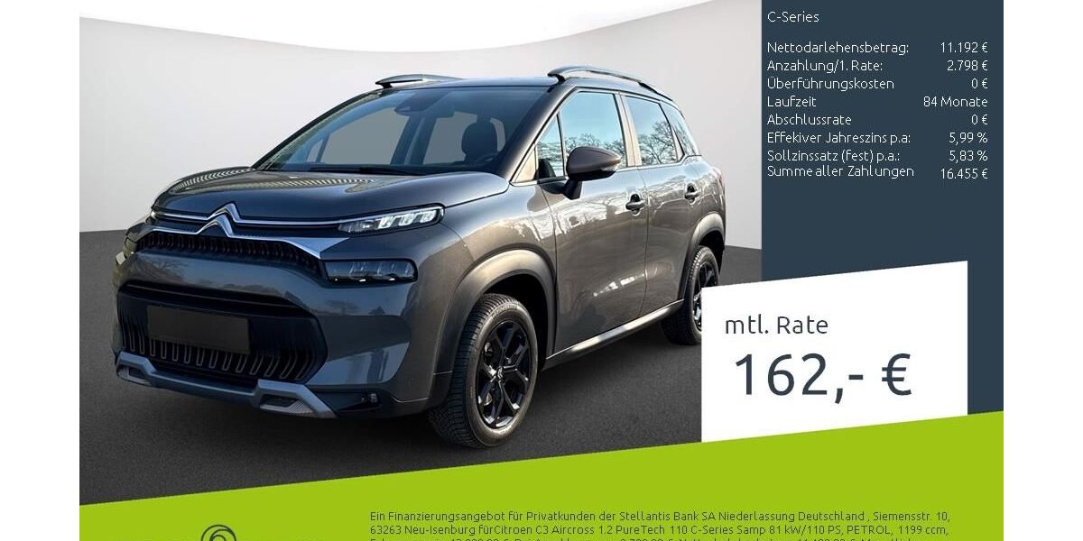 Citroen C3 Aircross 13.046 km 13.990 &euro; Dülmen 48249