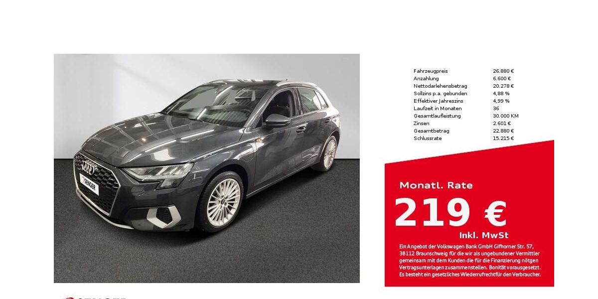 Audi A3 41.030 km 26.880 &euro; Münster 48153