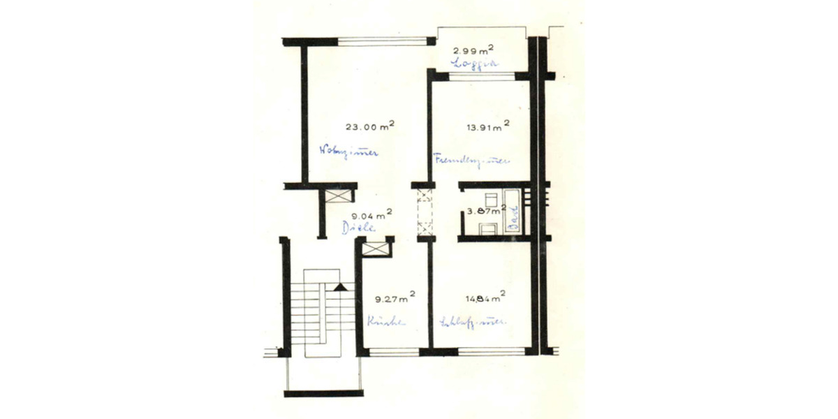 Etagenwohnung Münster Mitte-Süd - 3 Zimmer, 75 m&sup2;, 319.000&euro; | Angebot:25829986