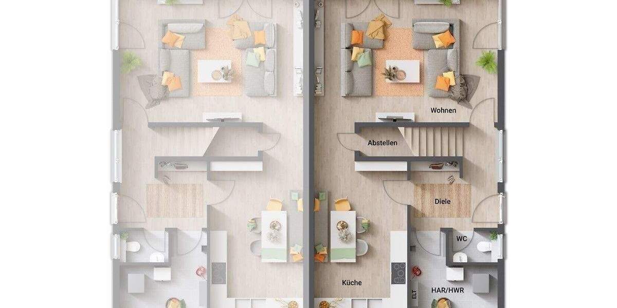 Doppelhaushälfte Havixbeck - 4 Zimmer, 136 m&sup2;, 294.990&euro; | Angebot:25681293