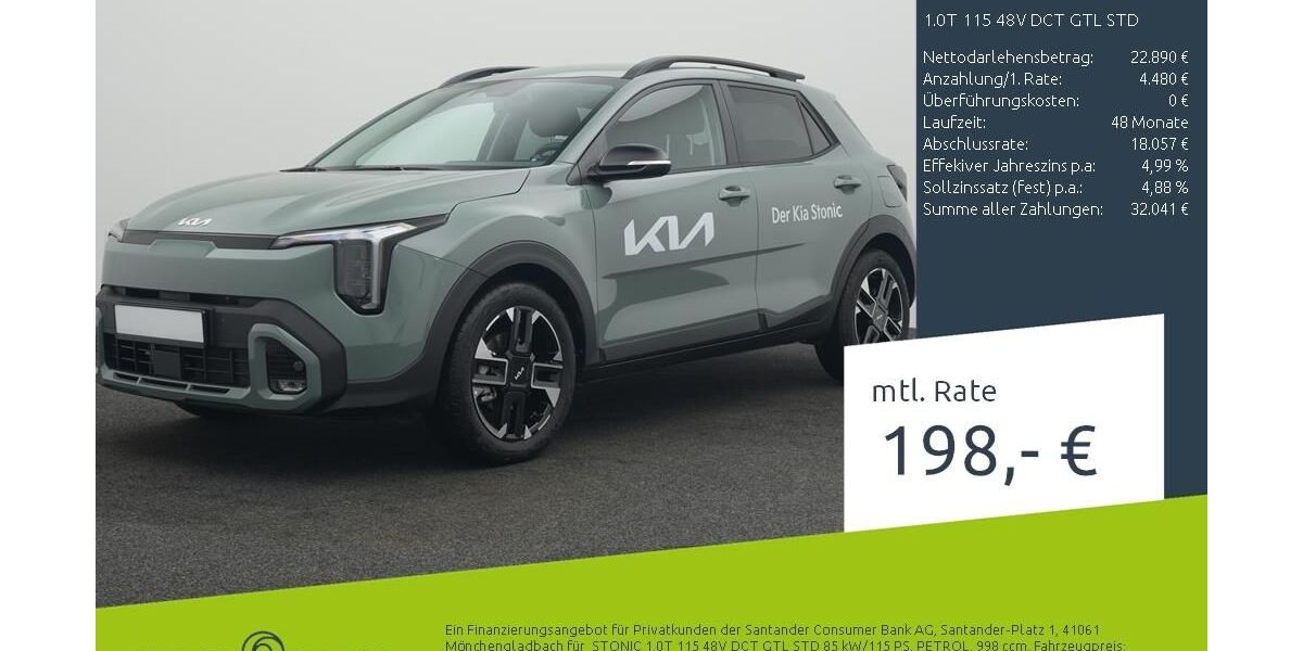Kia Stonic 4.980 km 27.370 &euro; Münster - Amelsbüren 48163