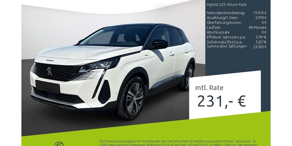 Peugeot 3008 48.974 km 19.879 &euro; Münster - Amelsbüren 48163