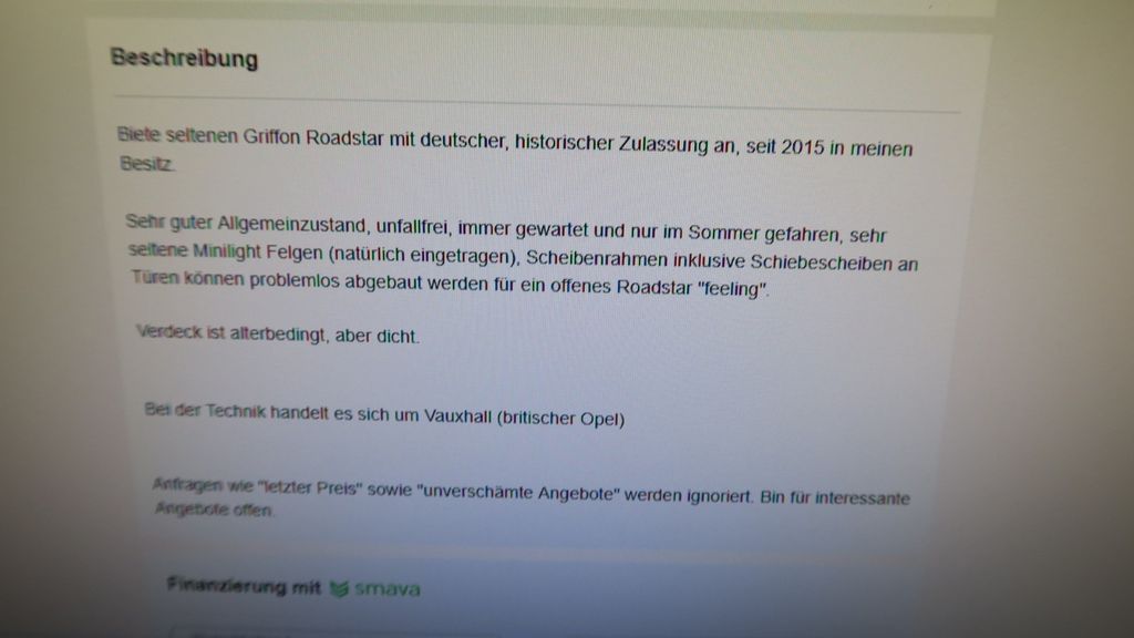 Morgan Roadster 82.500 km 12.500 &euro; Münster 48165