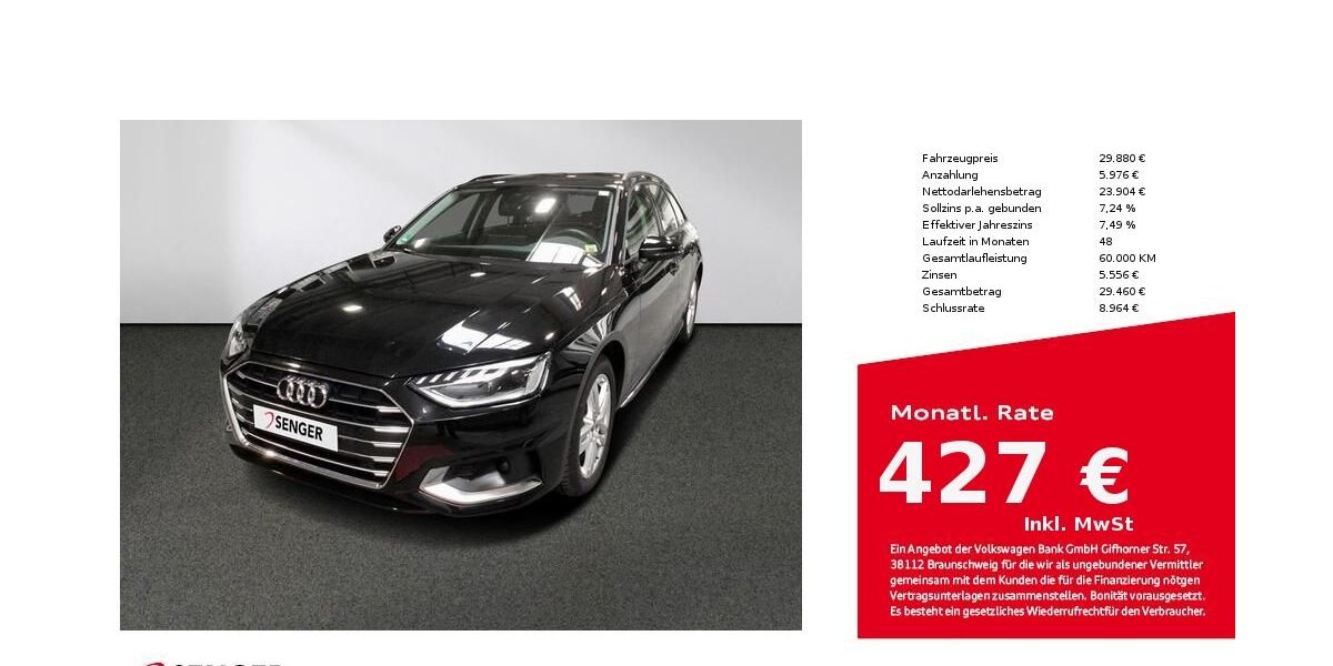 Audi A4 31.866 km 29.880 &euro; Münster 48153