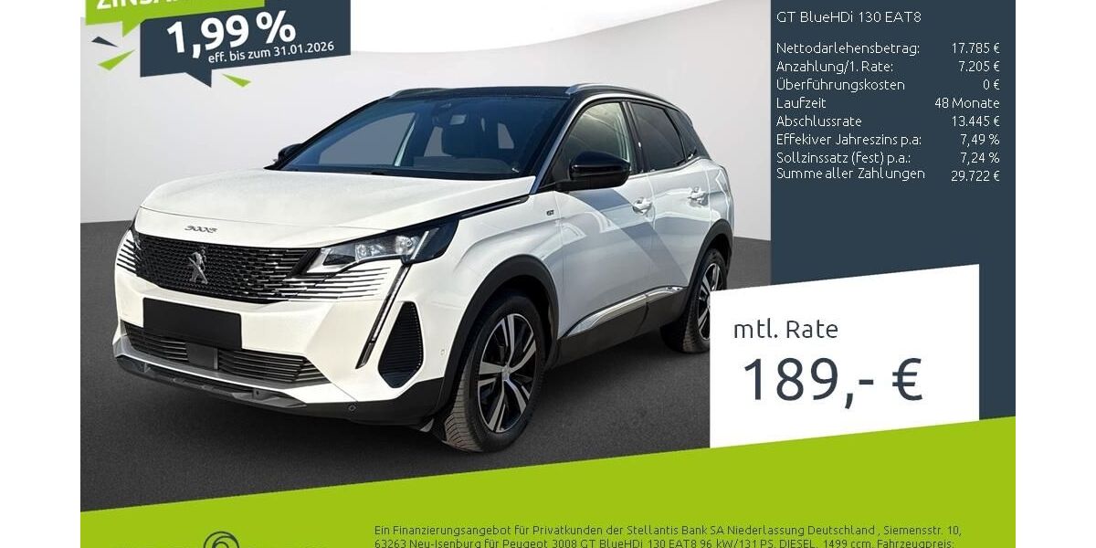 Peugeot 3008 25.560 km 25.670 &euro; Dülmen 48249
