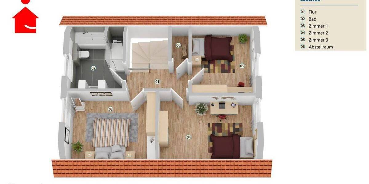 Reihenendhaus Horstmar - 5 Zimmer, 117 m&sup2;, 424.000&euro; | Angebot:25957524