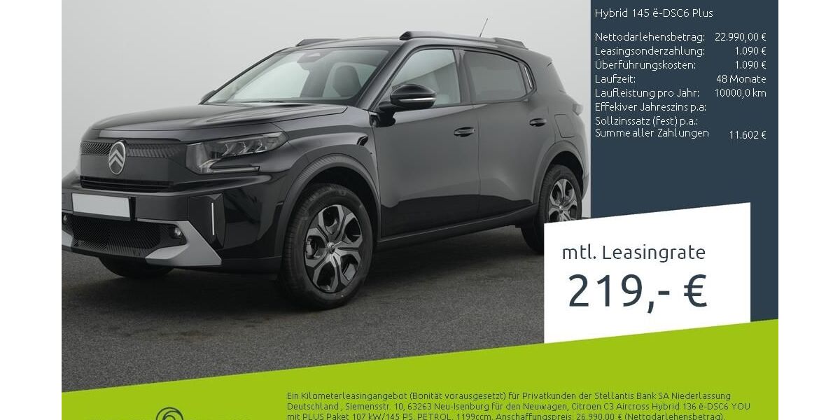Citroen C3 Aircross 4.000 km 22.890 &euro; Münster - Amelsbüren 48163