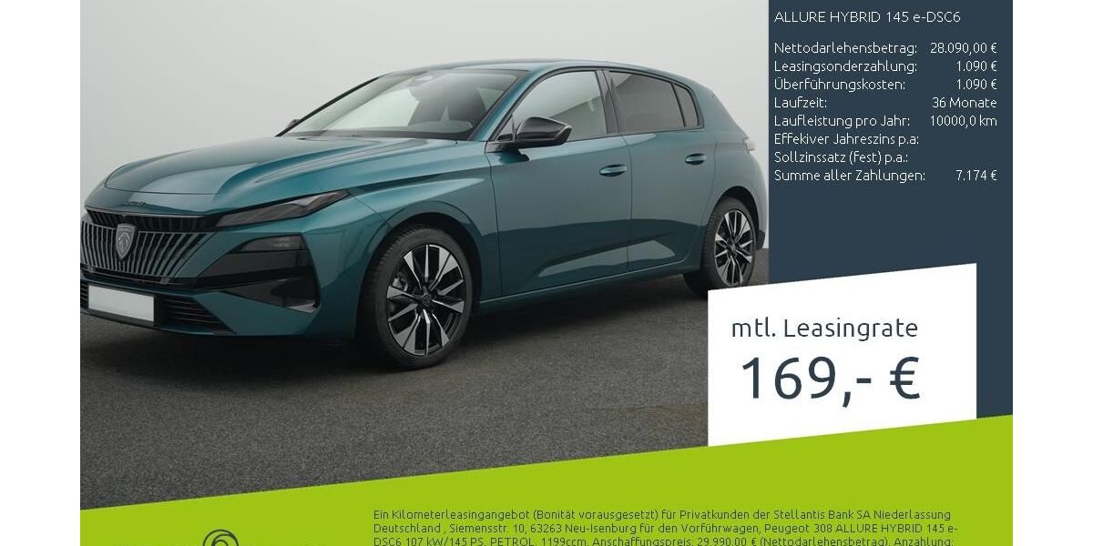 Peugeot 308 1.500 km 28.090 &euro; Münster - Amelsbüren 48163