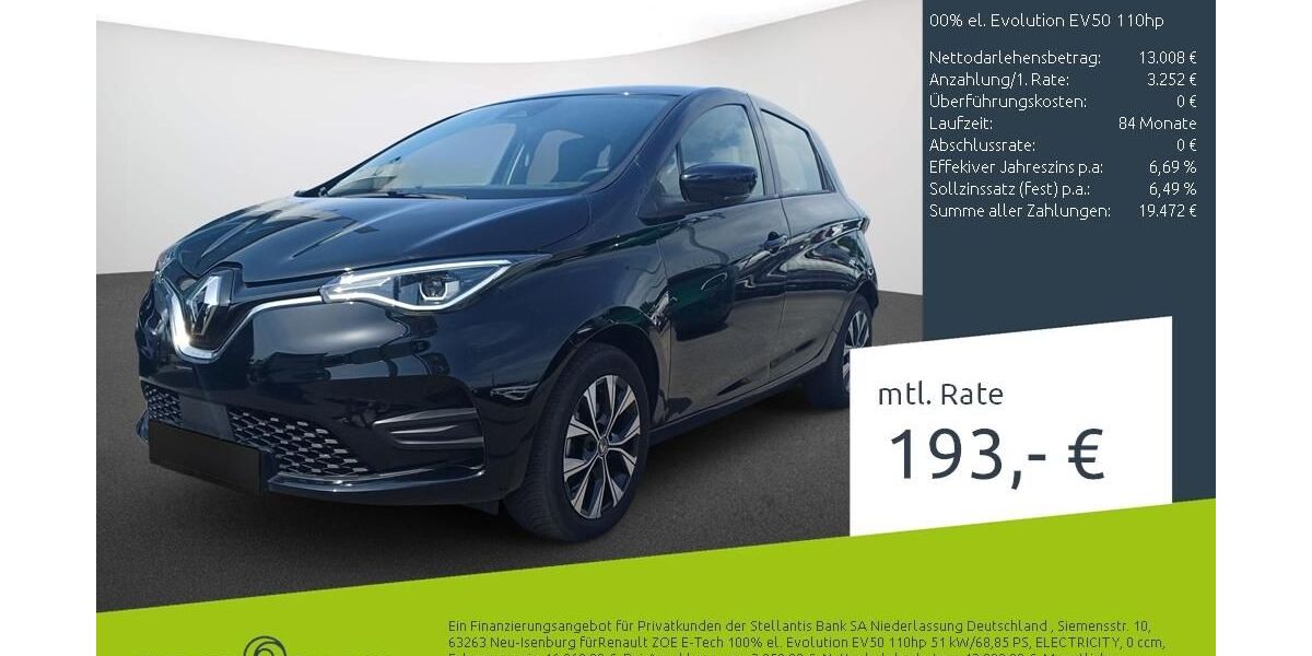 Renault ZOE 34.592 km 15.970 &euro; Münster - Amelsbüren 48163