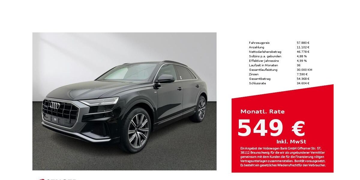 Audi Q8 73.736 km 56.880 &euro; Münster 48153