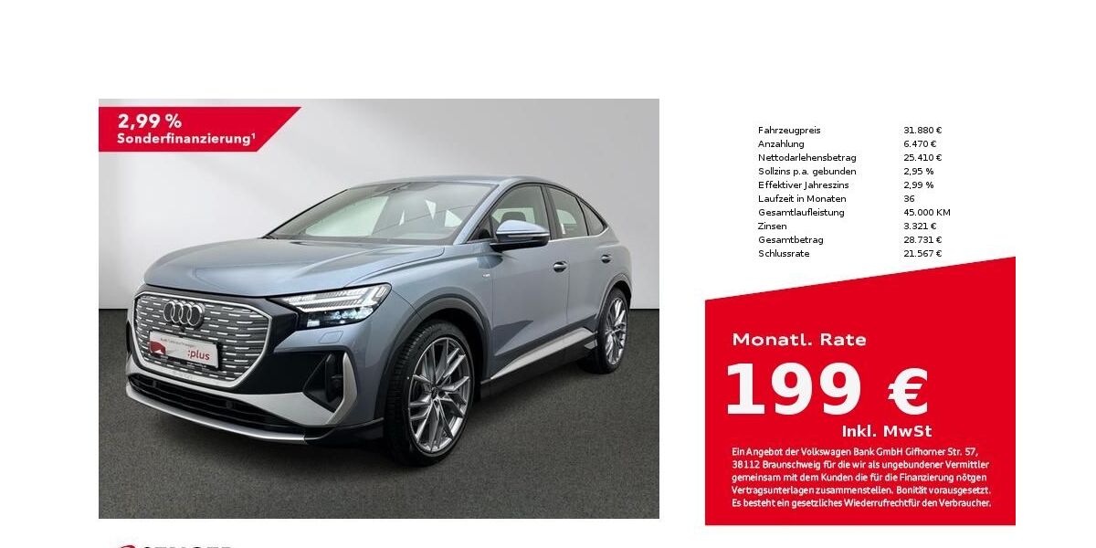 Audi Q4 e-tron 43.904 km 31.880 &euro; Münster 48153