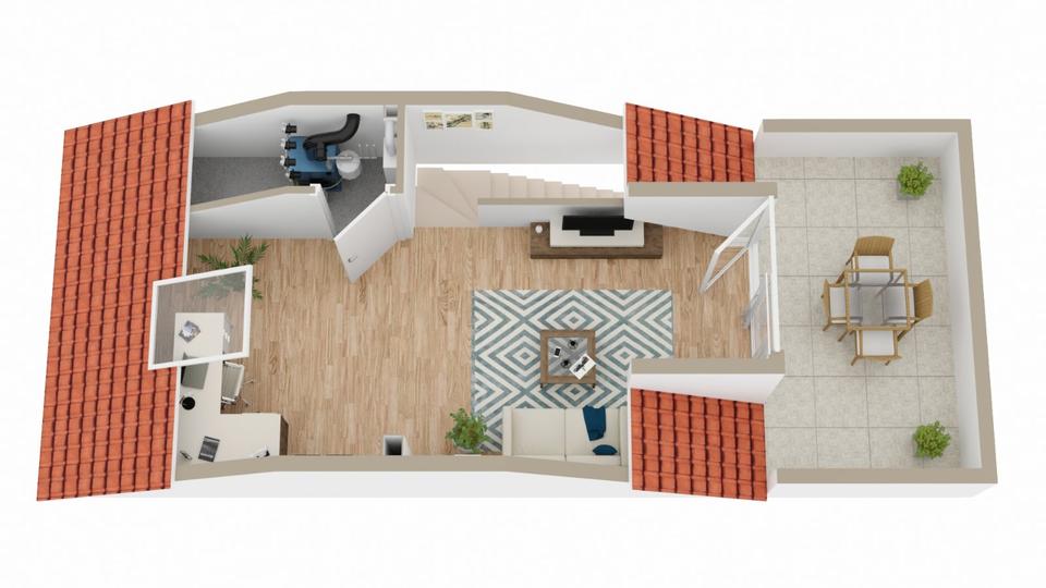 Reihenhaus Havixbeck - 3 Zimmer, 121 m&sup2;, 1.623&euro; | Angebot:23925533
