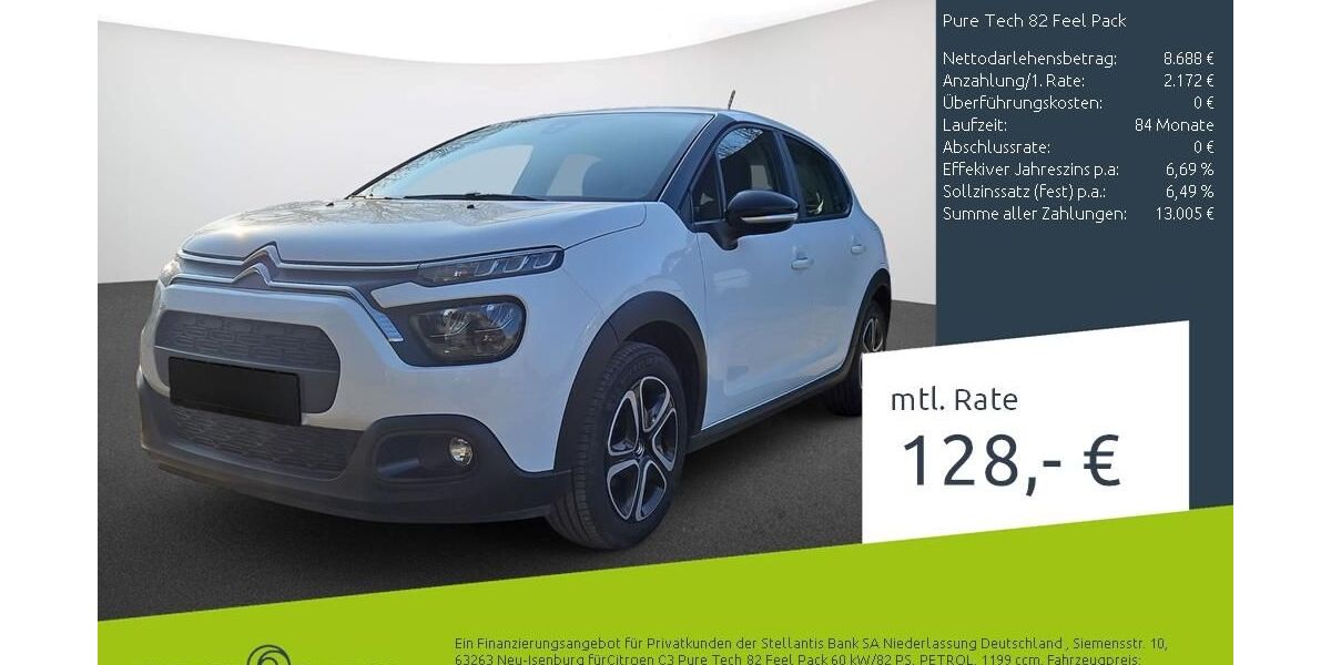 Citroen C3 18.417 km 10.450 &euro; Dülmen 48249