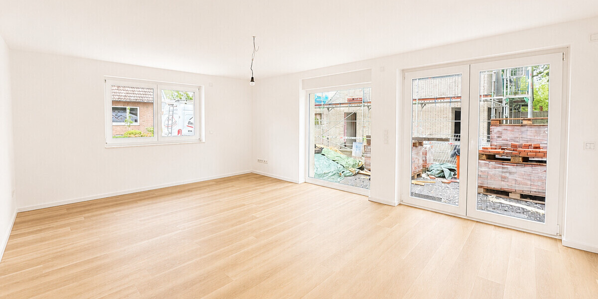 Exklusiver Erstbezug einer hochwertig kernsanierten Maisonettewohnung mit Privatteich & Terrasse - Maisonettenwohnung Münster / Albachten Albachten | Angebot:26621542