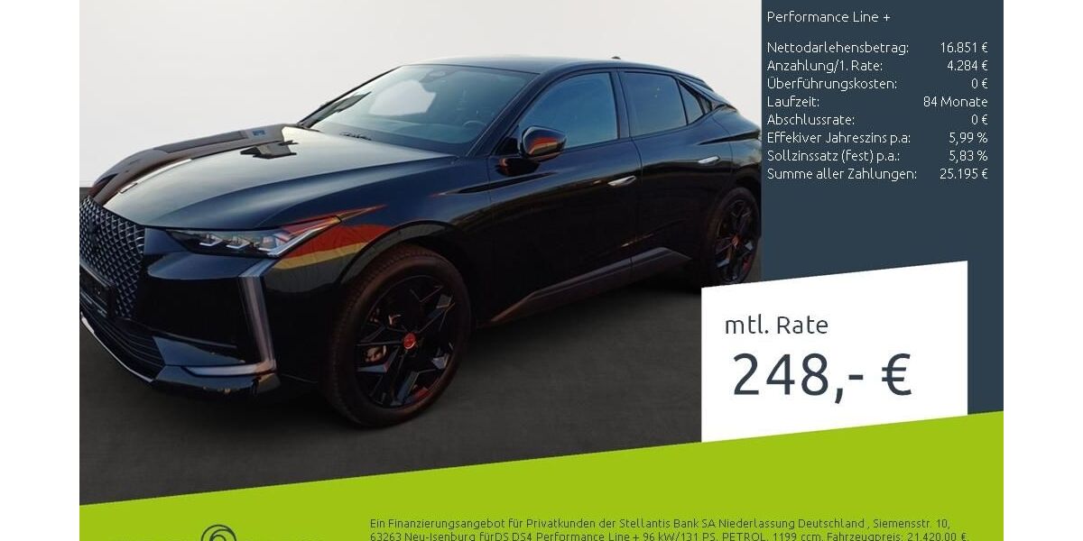 DS Automobiles DS4 13.373 km 20.860 &euro; Dülmen 48249