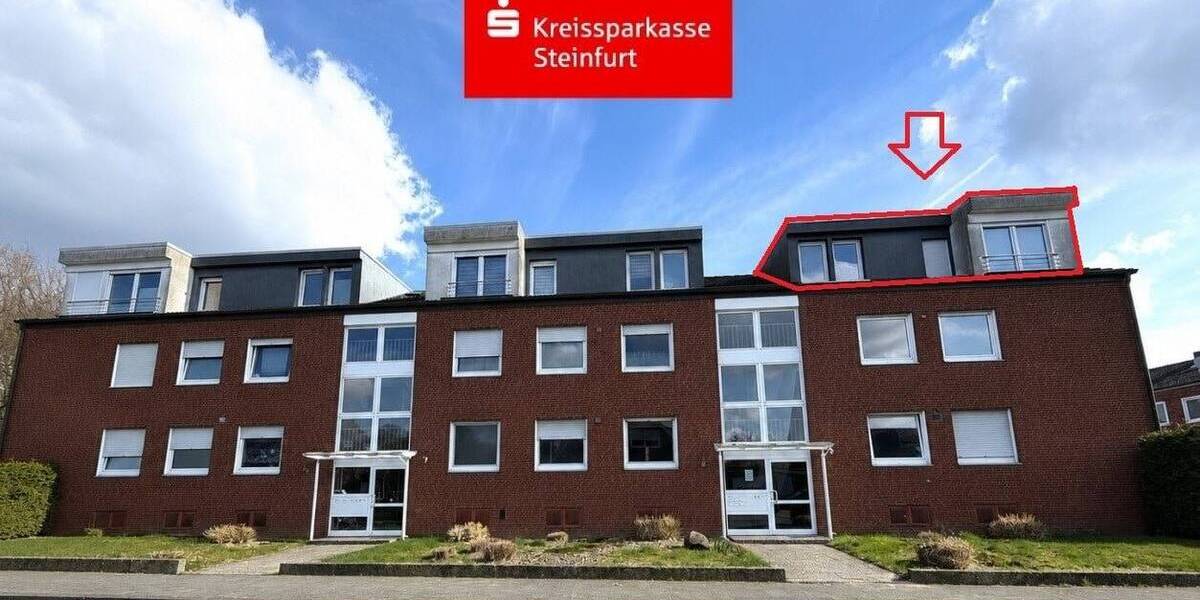 Etagenwohnung Emsdetten - 2 Zimmer, 57 m&sup2;, 125.000&euro; | Angebot:26684441