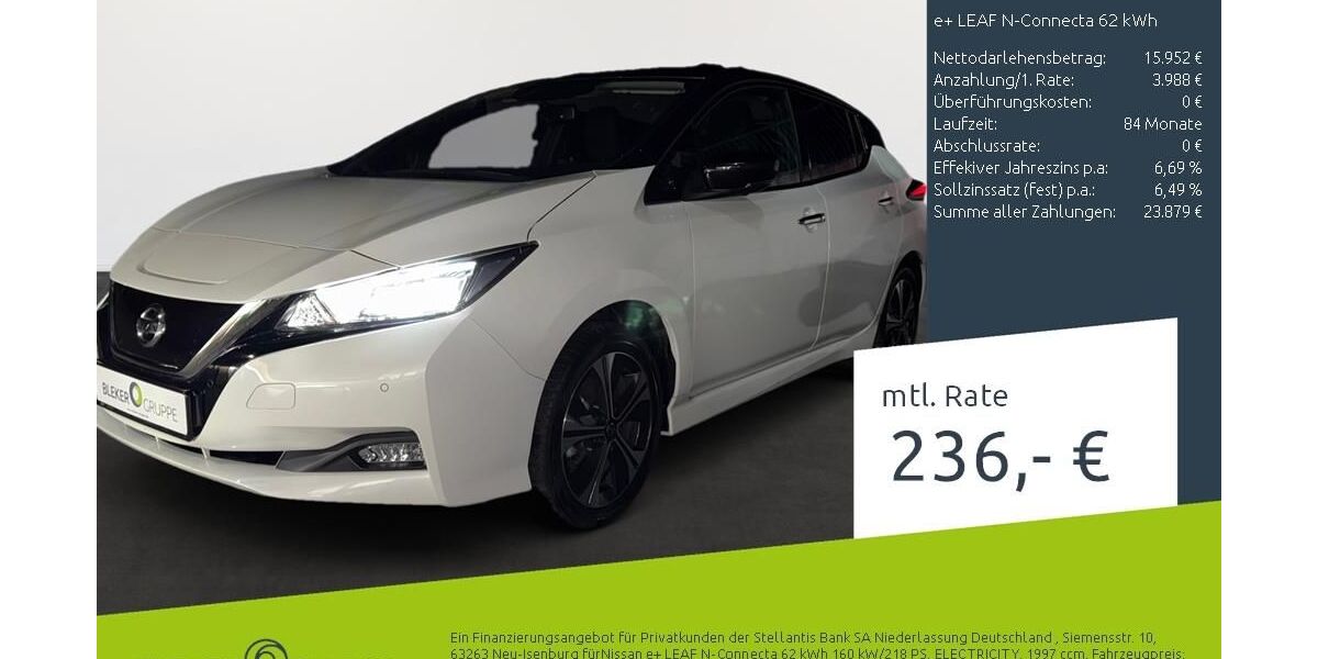 Nissan Leaf 39.449 km 19.940 &euro; Münster - Amelsbüren 48163